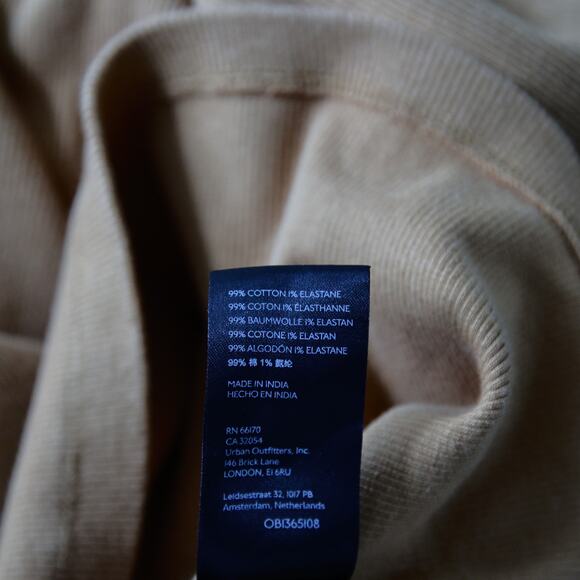 Anthropologie X Maeve Tan Cotton orange top size M - Picture 3 of 4